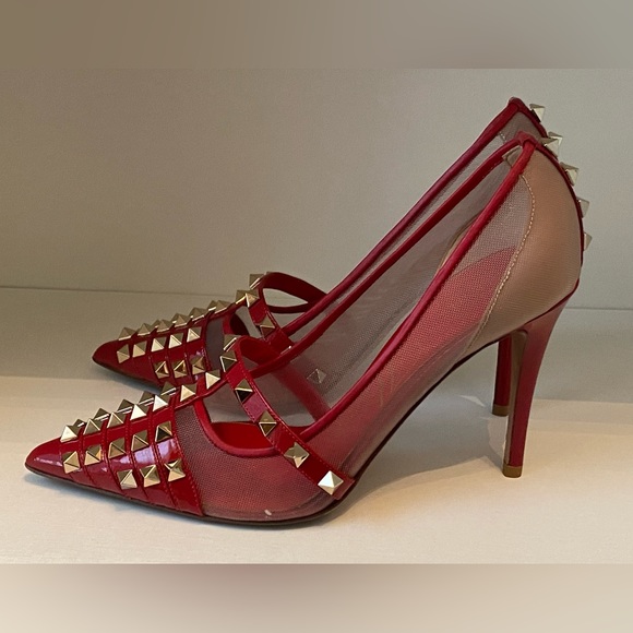 NWOB VALENTINO GARAVANI Rockstud Alcove Pump Heels Shoes - 36 - Picture 7 of 12